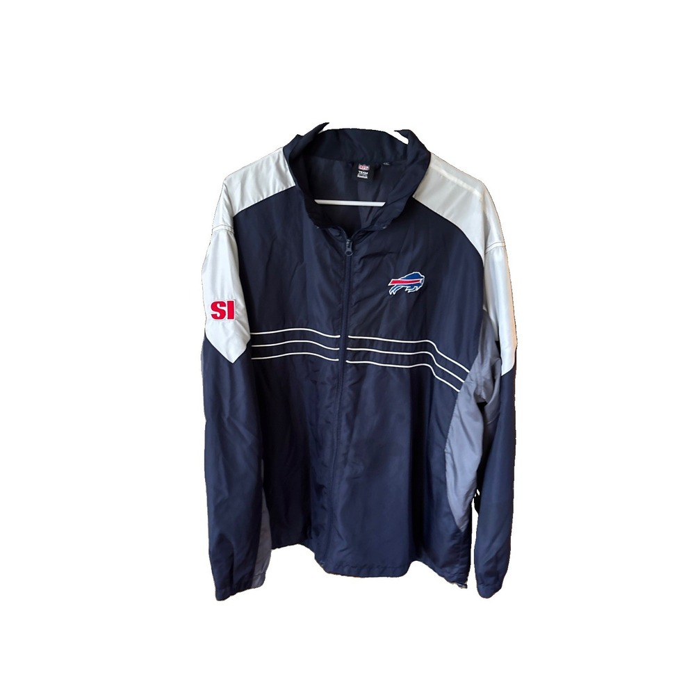 Reebok NFL Buffalo Bills Full Zip Windbreaker Jacket —2XL